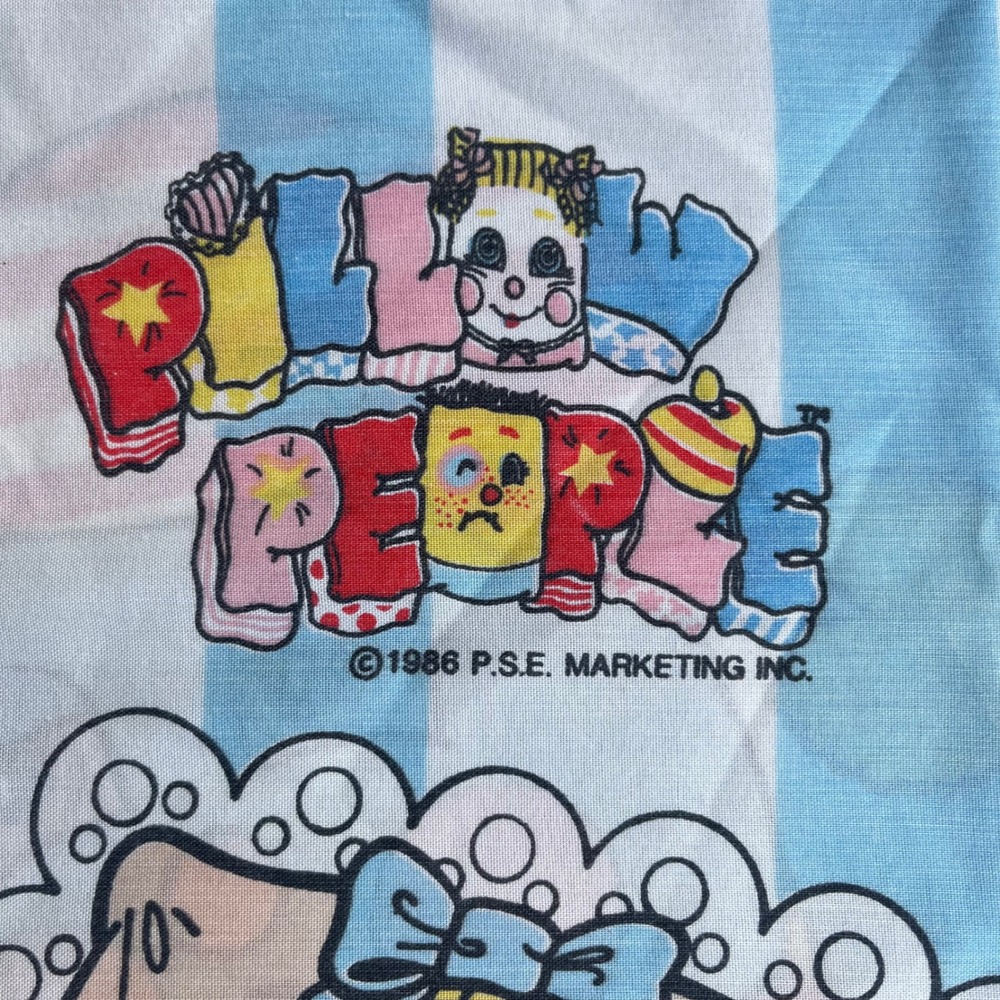 Vintage 1986 Pillow People Pillowcase Pillow Fighter Sweet Dreams Mr Sandman
